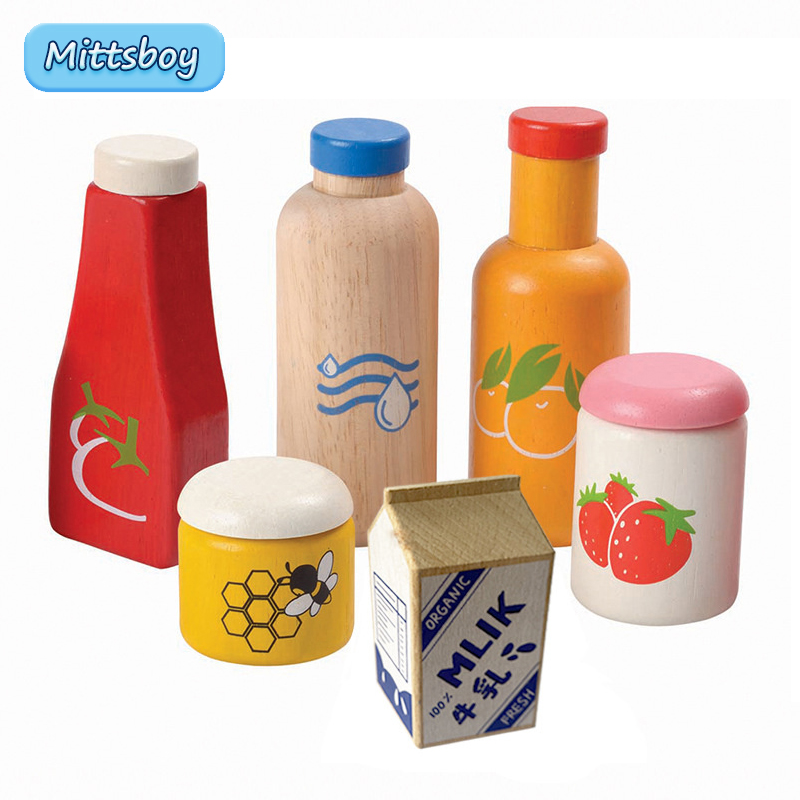 Kids Education Usa - Baby Kitchen Toys Wooden 3D Toy