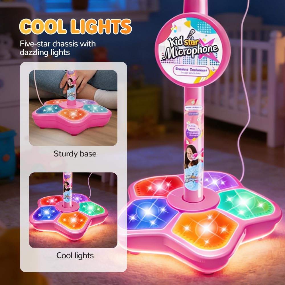 Kids Microphone Stand Toy Port - огляд і ціна Kids Education Phone