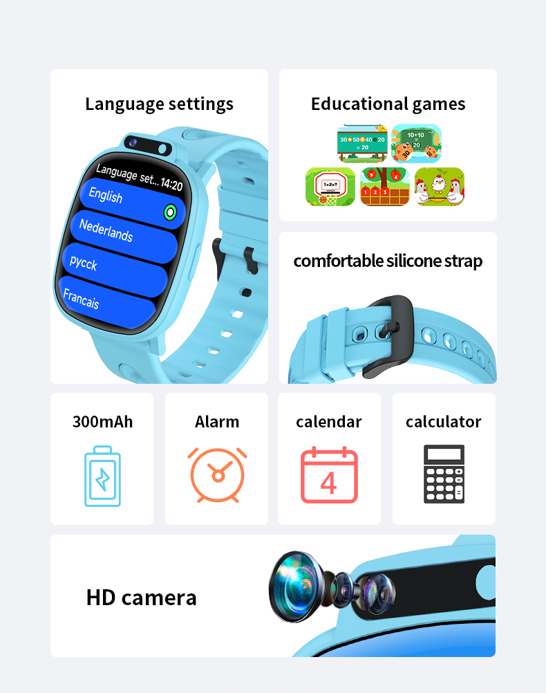 H10 New Kids Game Smartwatch W - огляд і ціна Kids Education Calculator