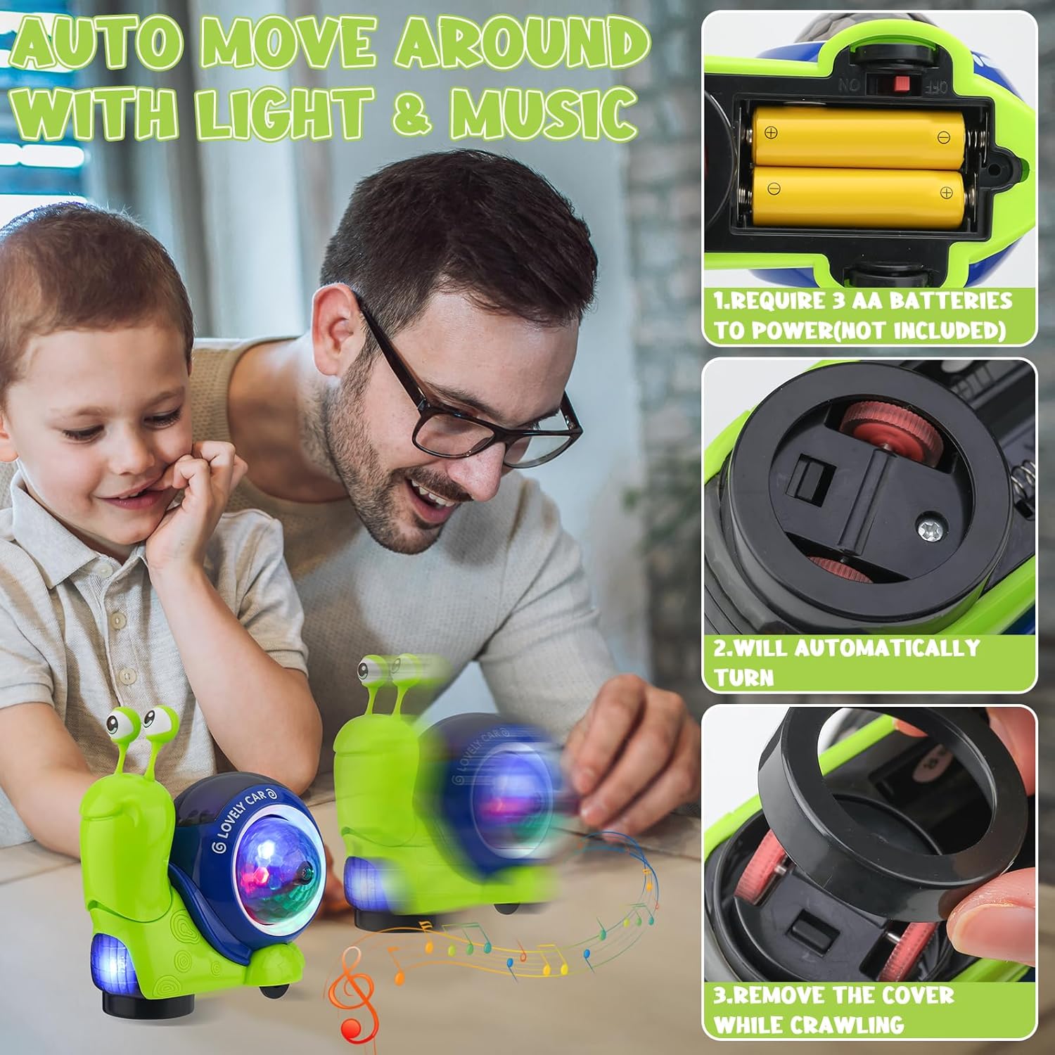 Crawling Snail Baby Toy Walkin - огляд і ціна Kids Education Phone