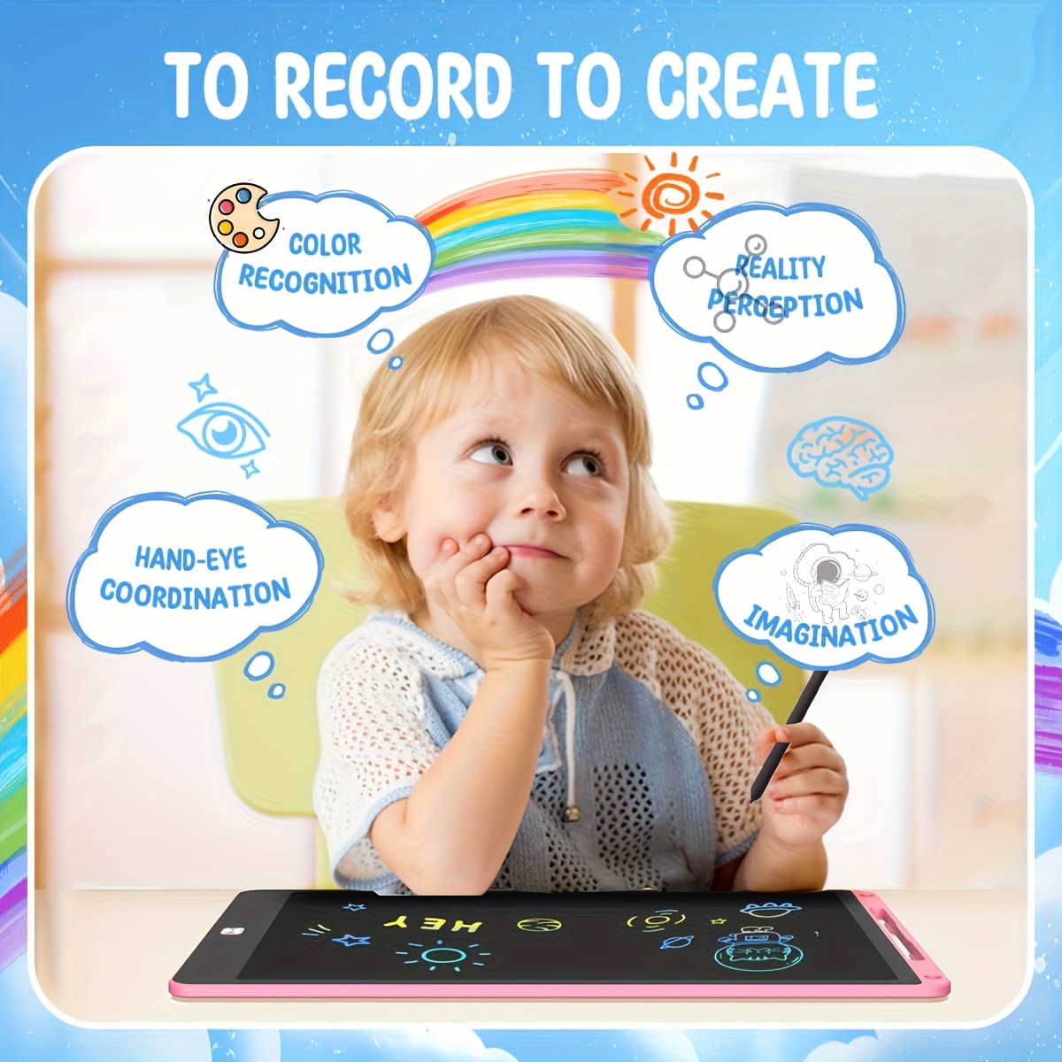 30pcs of 8.5 Inch LCD Drawing  - огляд і ціна Kids Education Drawing