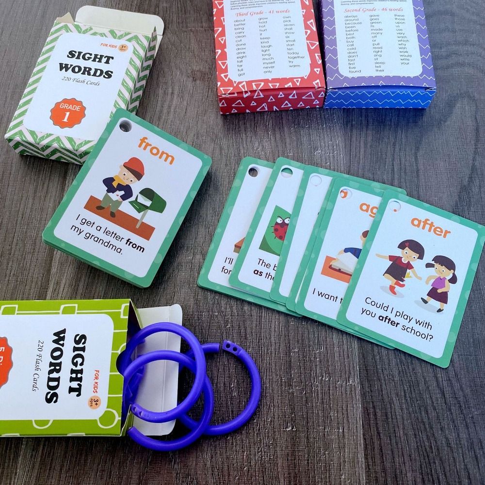Paper Sight Word Flash Cards W - огляд і ціна Sight Word Game