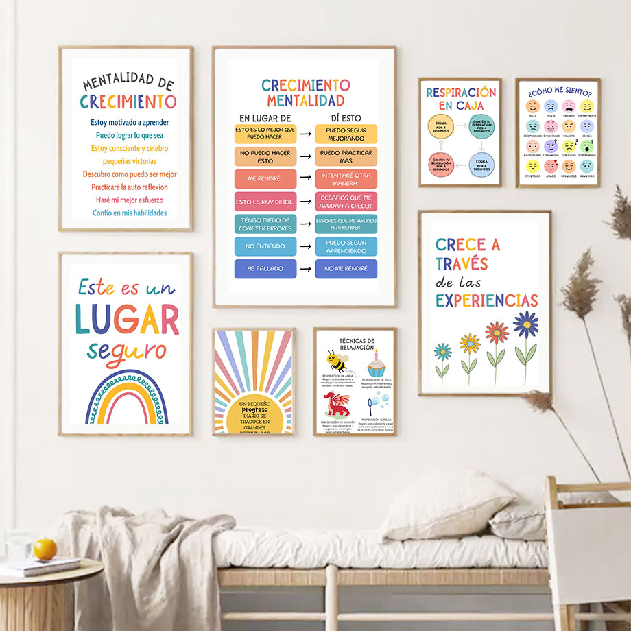 Spanish Education Motto Rainbo - огляд і ціна Kids Education Room