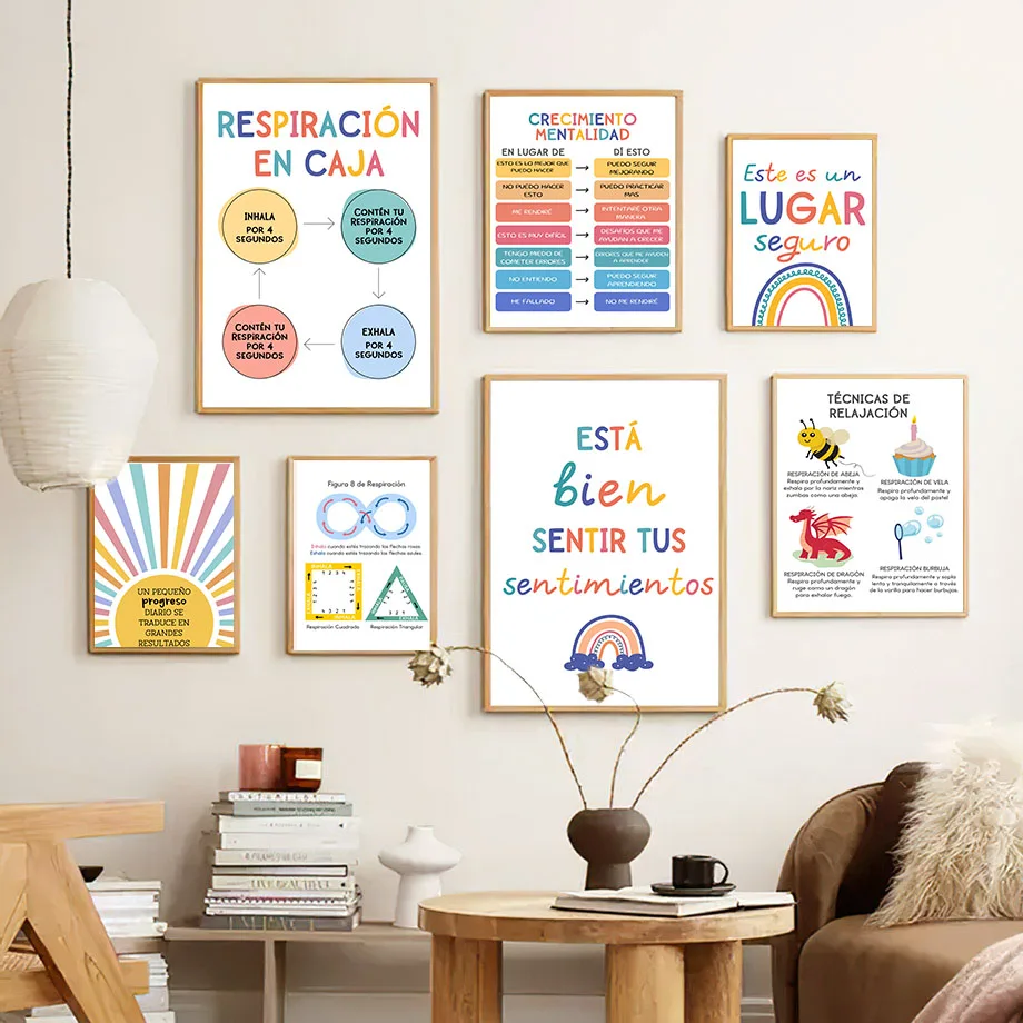 Spanish Education Motto Rainbo - огляд і ціна Kids Education Room