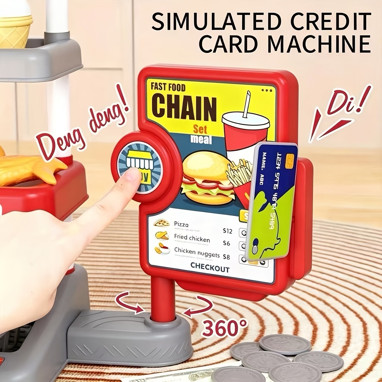Pretend Play Fast Food Store T - огляд і ціна Kids Education Store