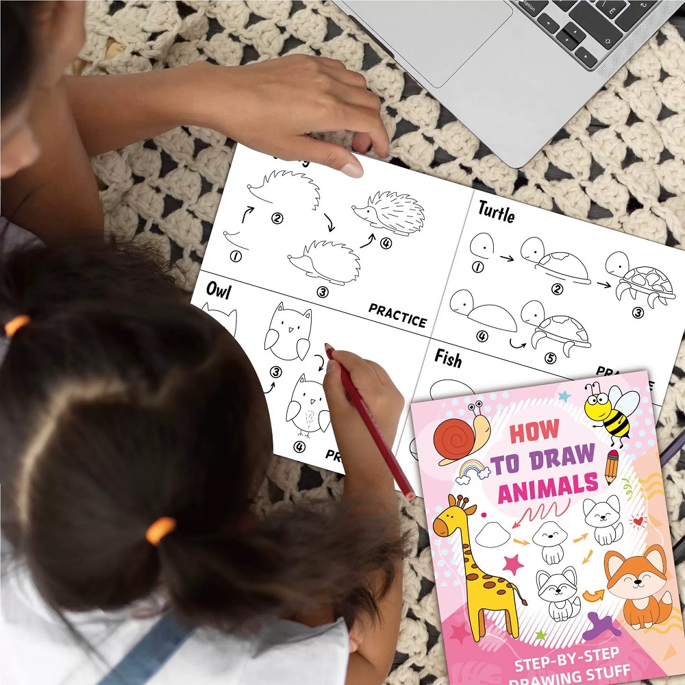 How To Draw Animal Cartoon Ske - огляд і ціна Kids Education Drawing