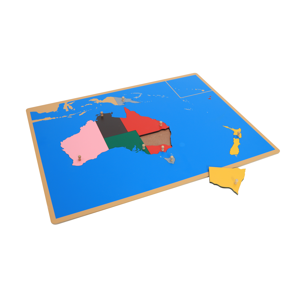 Wood Puzzle Map of Australia M - огляд і ціна Kids Education In Australia