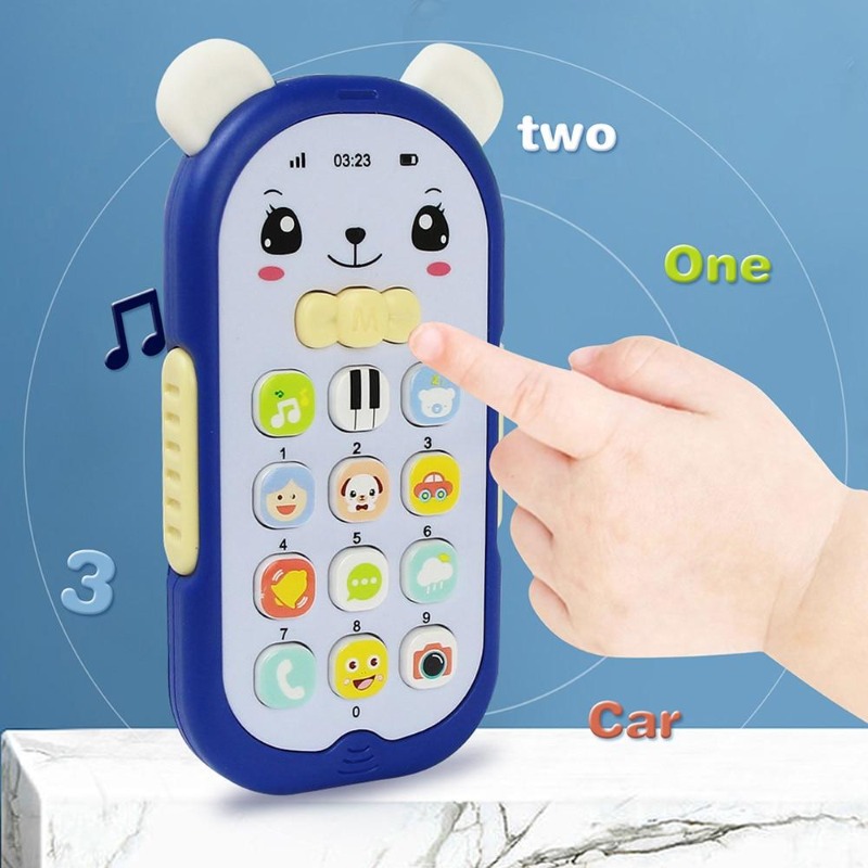 Baby Phone Toy Telephone Music - огляд і ціна Kids Education Phone