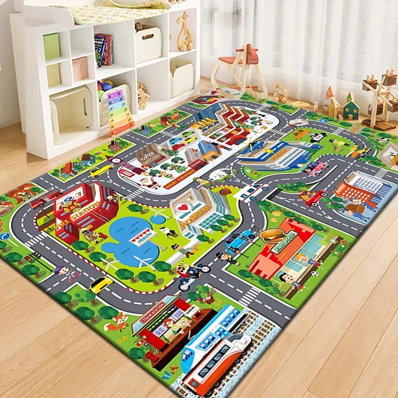 Colorful Kids City Map Play Ma - огляд і ціна Kids Education Room