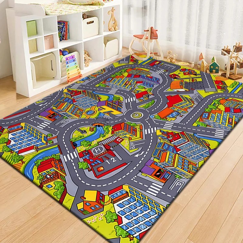 Colorful Kids City Map Play Ma - огляд і ціна Kids Education Room