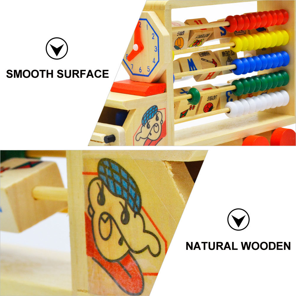 Wooden Colorful Abacus Stand K - огляд і ціна Kids Education Calculator