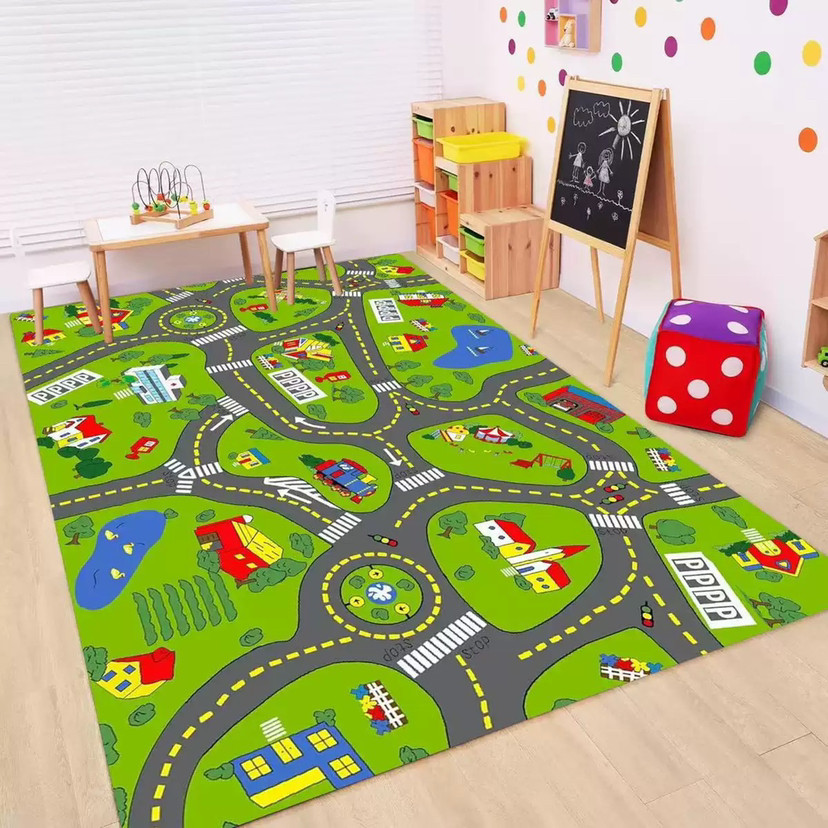 Kids Road Traffic Carpet Carto - огляд і ціна Kids Education Room