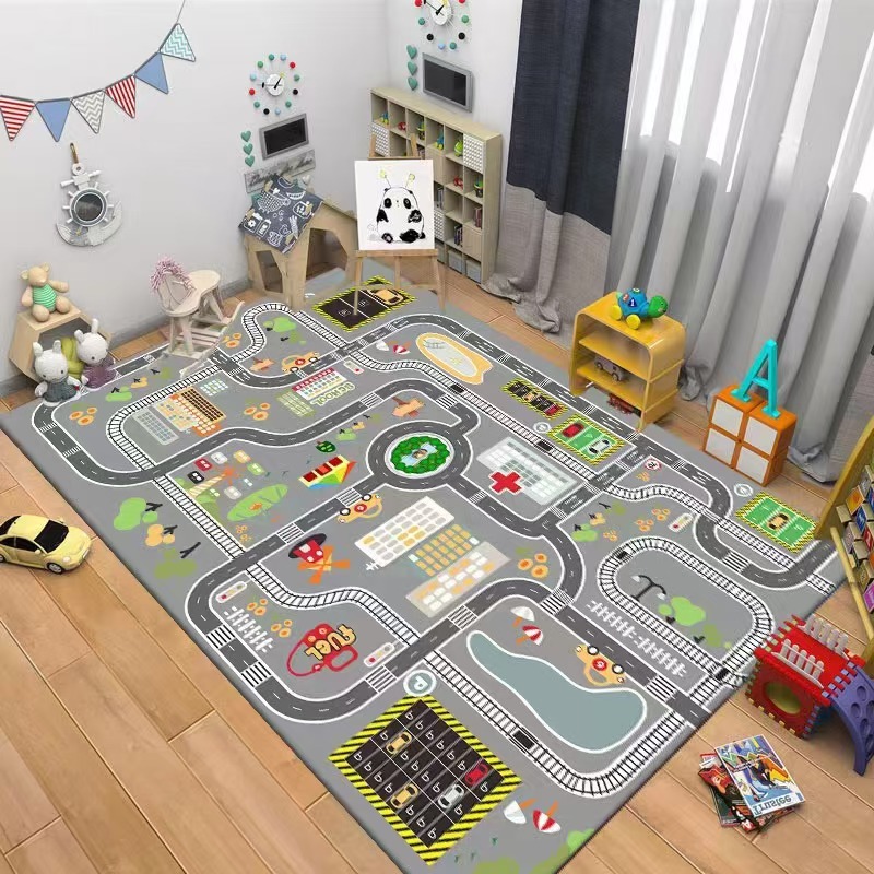Kids Road Traffic Carpet Carto - огляд і ціна Kids Education Room