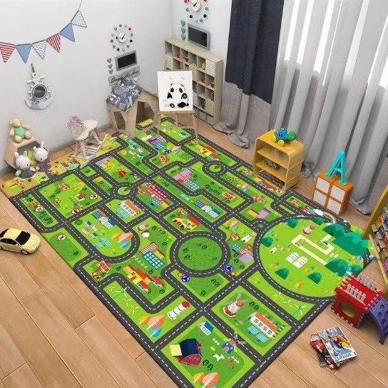 Kids Road Traffic Carpet Carto - огляд і ціна Kids Education Room