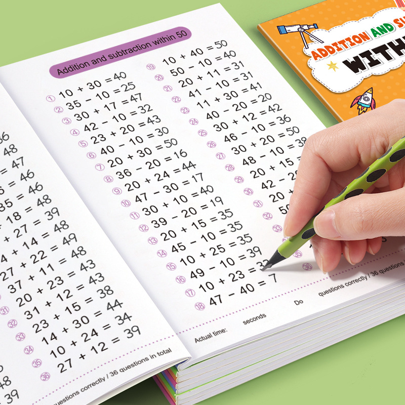 64 Pages Arithmetic Math Exerc - огляд і ціна Kids Education Calculator