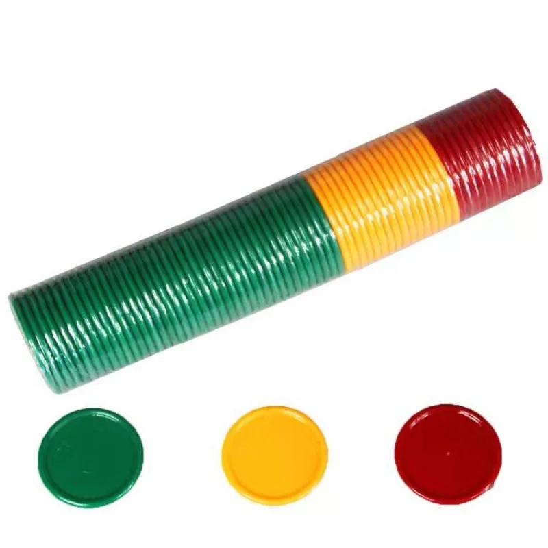 Poker Chips 3.2cm 3 Colors Pla - огляд і ціна Kids Education Room