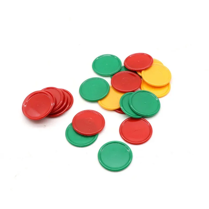 Poker Chips 3.2cm 3 Colors Pla - огляд і ціна Kids Education Room