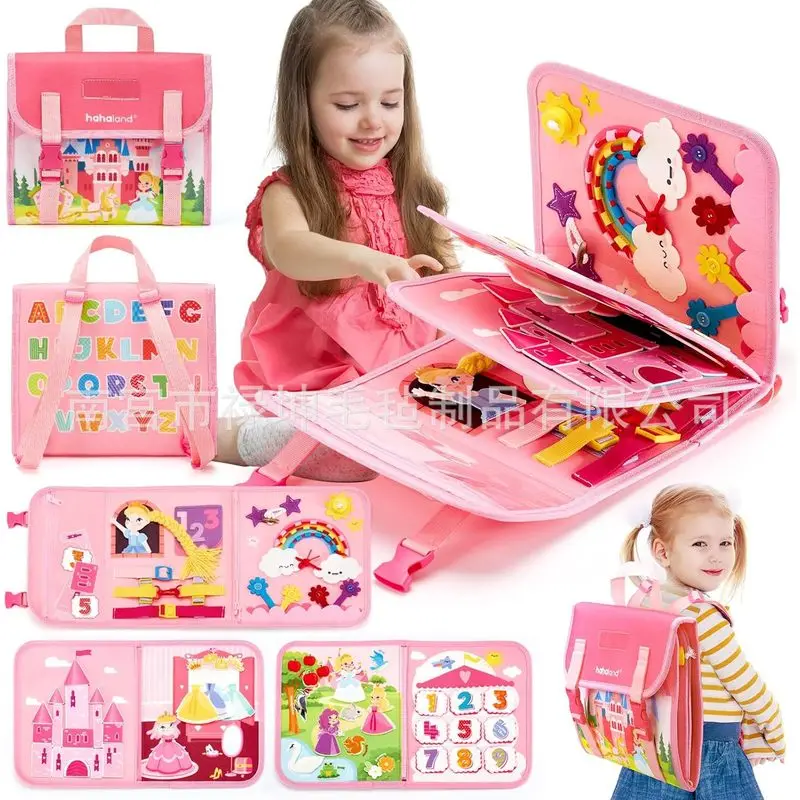 Princess Montessori Felt Busy  - огляд і ціна Kids Early Education Books