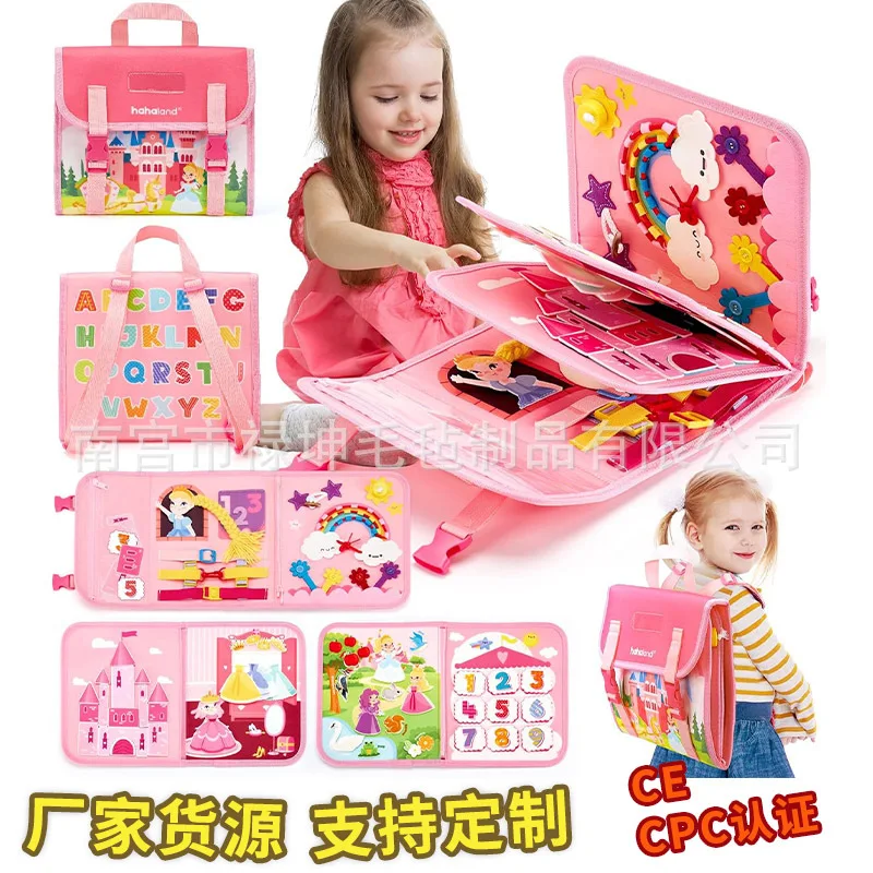 Princess Montessori Felt Busy  - огляд і ціна Kids Early Education Books